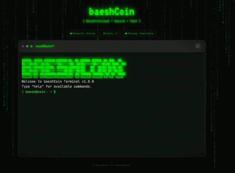 블록체인 기술을 이해해보기 (feat. baesh coin) - 블로그 포스트 썸네일 이미지